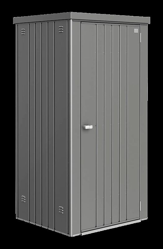 Geräteschrank NEUFELDEN, Modell 90, in quarzgrau-metallic