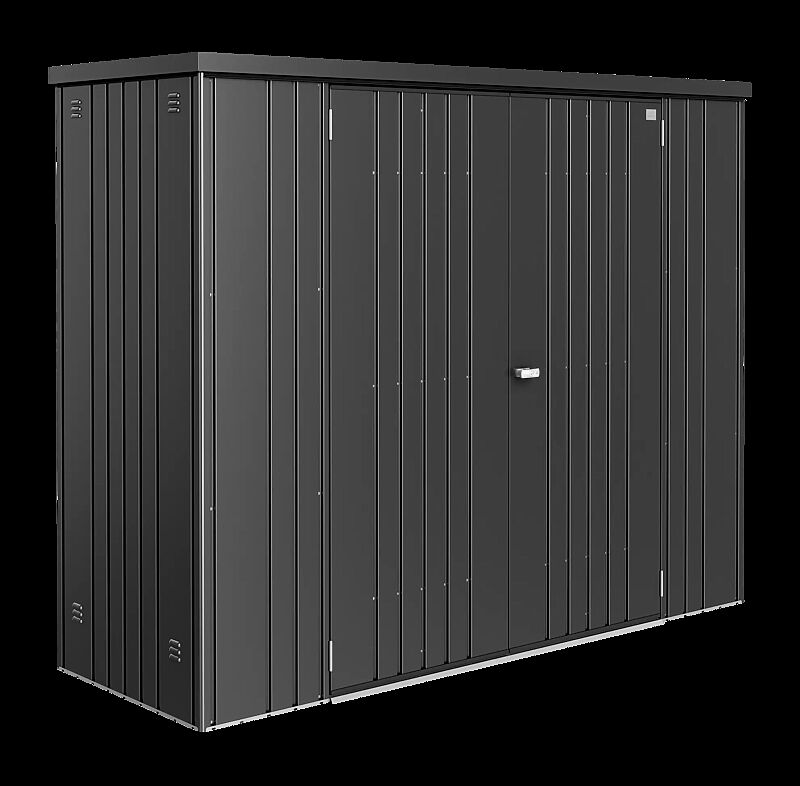 Geräteschrank NEUFELDEN, Modell 230, in dunkelgrau-metallic