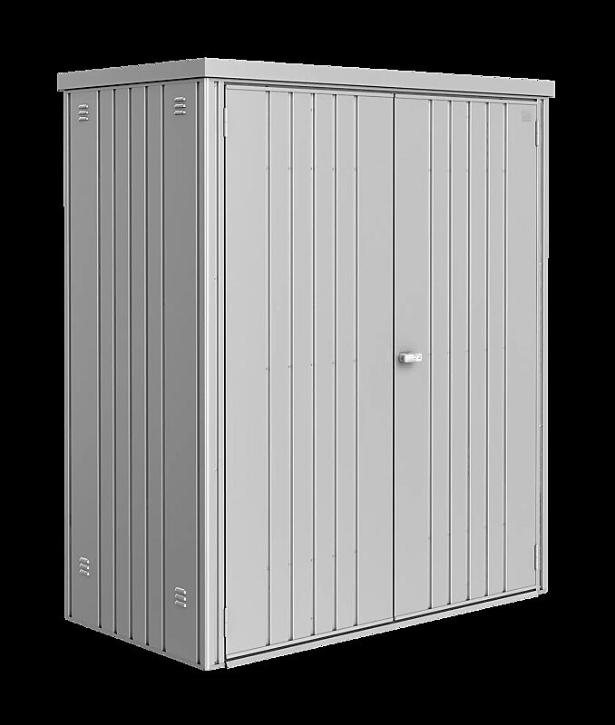 Geräteschrank NEUFELDEN, Modell 150, in silber-metallic