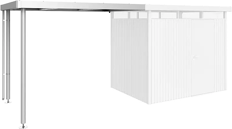 Seitendach für Gerätehaus HighLine®, Modell 2 in silber-metallic