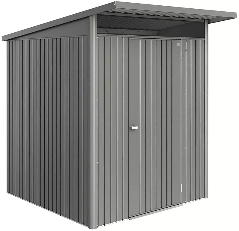 Gerätehaus AVANTGARDE®ECO, Größe A1, quarzgrau-metallic, mit Einflügeltür