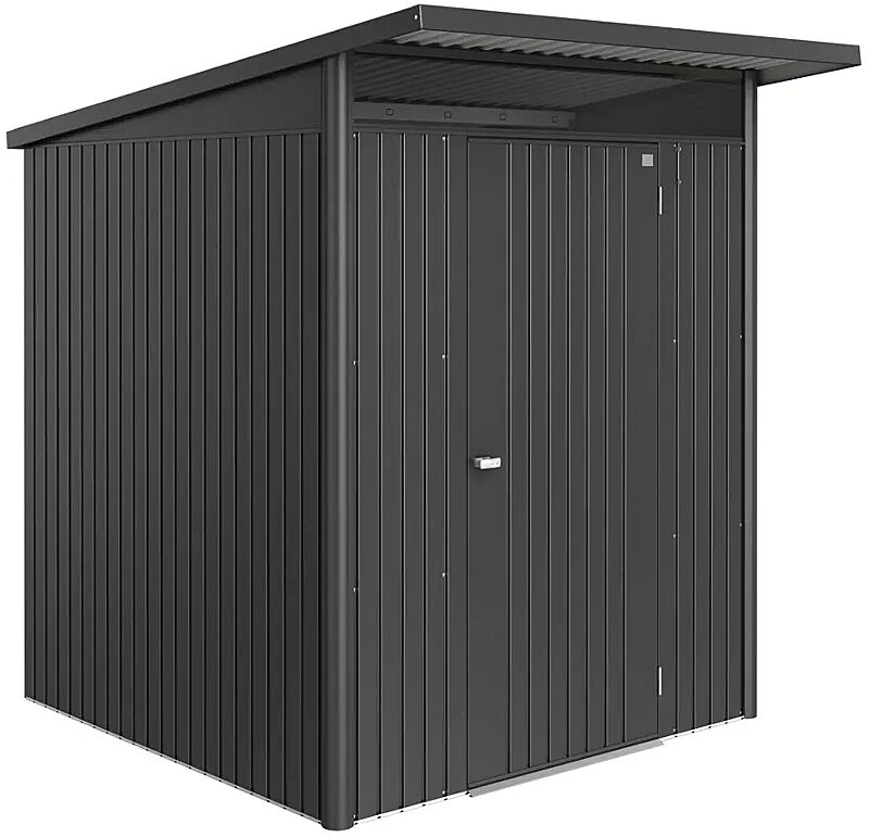 Gerätehaus AVANTGARDE®ECO, Größe A1, dunkelgrau-metallic, mit Einflügeltür