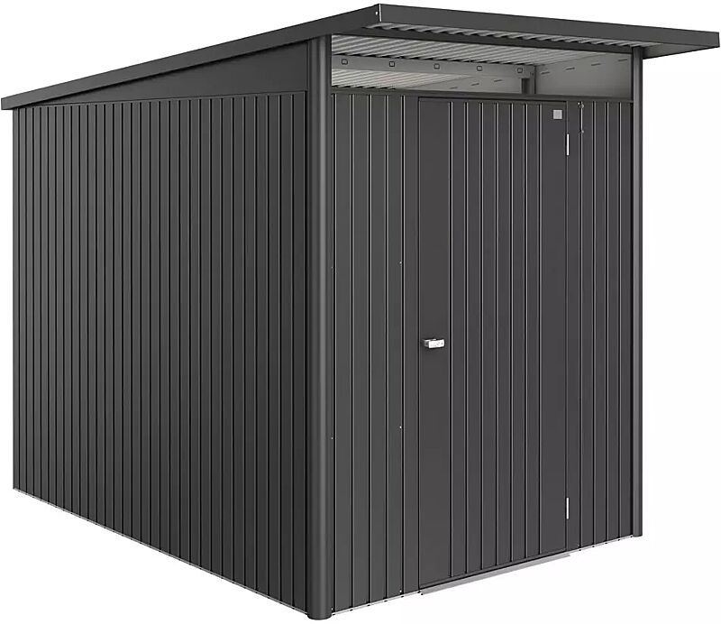 Gerätehaus AVANTGARDE®ECO, Größe A3, dunkelgrau-metallic, mit Einflügeltür