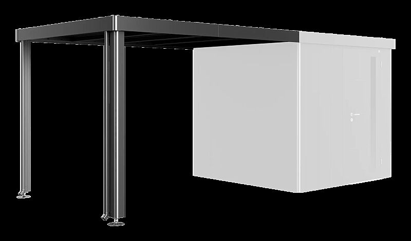 Seitendach für Gerätehaus NEO, in dunkelgrau-metallic