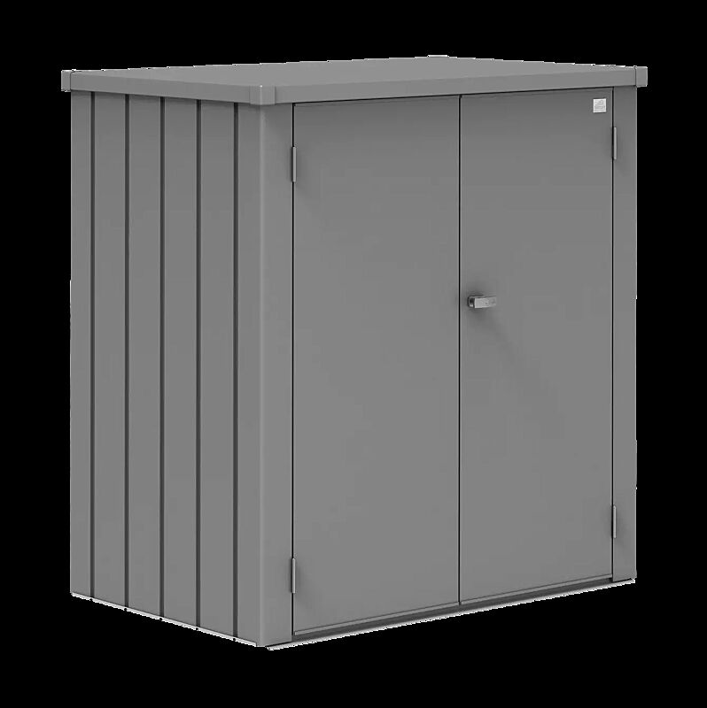 Geräteschrank ROMEO®, Modellgröße L, in quarzgrau-metallic