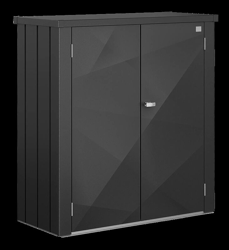 Geräteschrank ROMEO® X-DESIGN, Größe M, in dunkelgrau-metallic