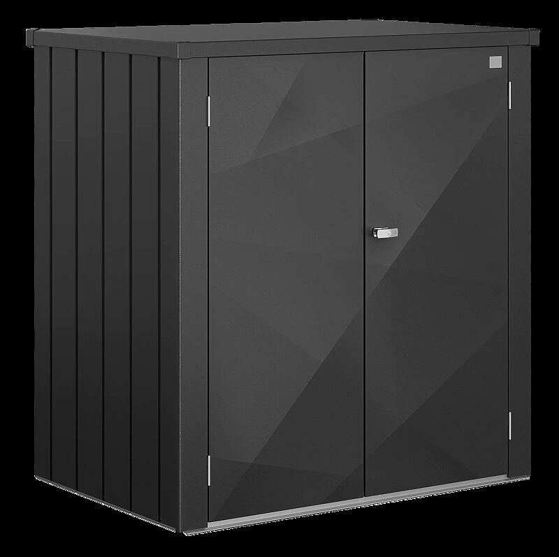 Geräteschrank ROMEO® X-DESIGN, Größe L, in dunkelgrau-metallic