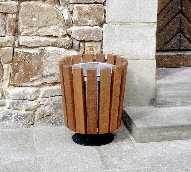 Abfallbehälter DORSET, zum freien Aufstellen