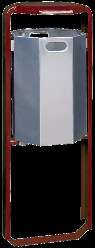 Abfallbehälter COVENTRY aus Aluminium und Stahl