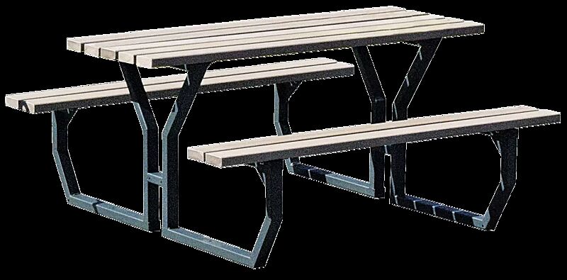 Bank-Tisch-Kombination GLIERA mit WPC- Belattung