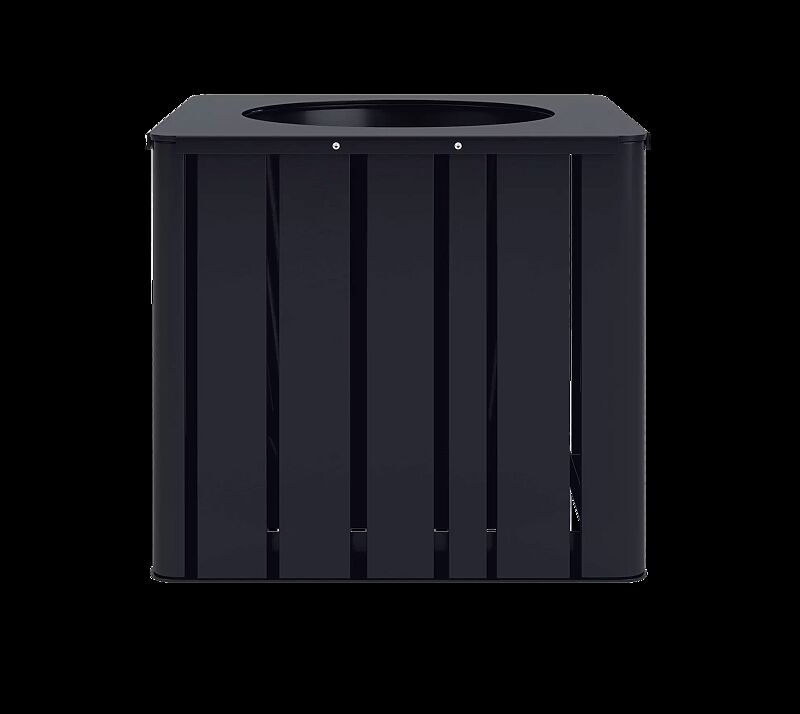 Pflanzbehälter MANTUA, 25 Liter, in RAL 9005 tiefschwarz