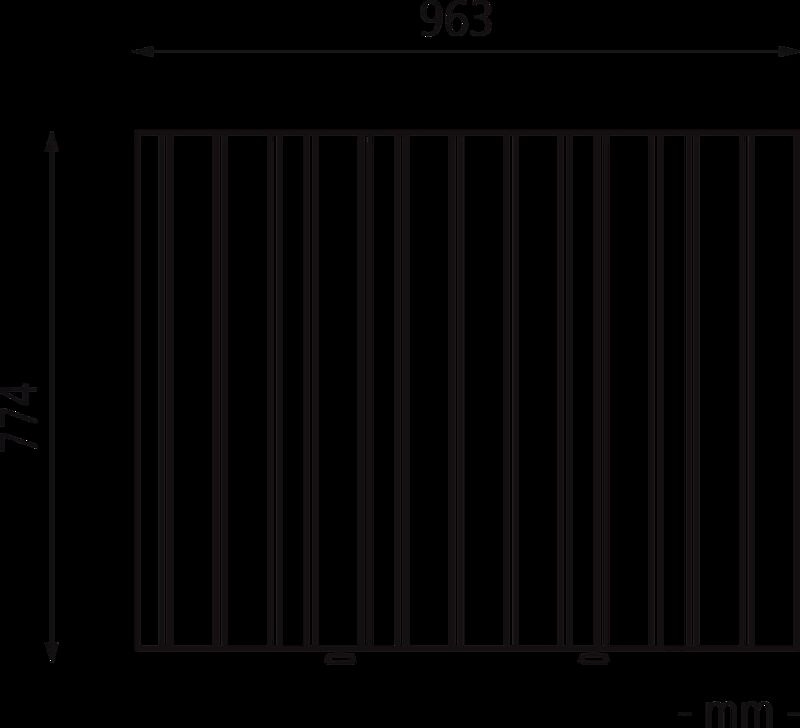 Pflanzbehälter MANTUA aus Aluminium