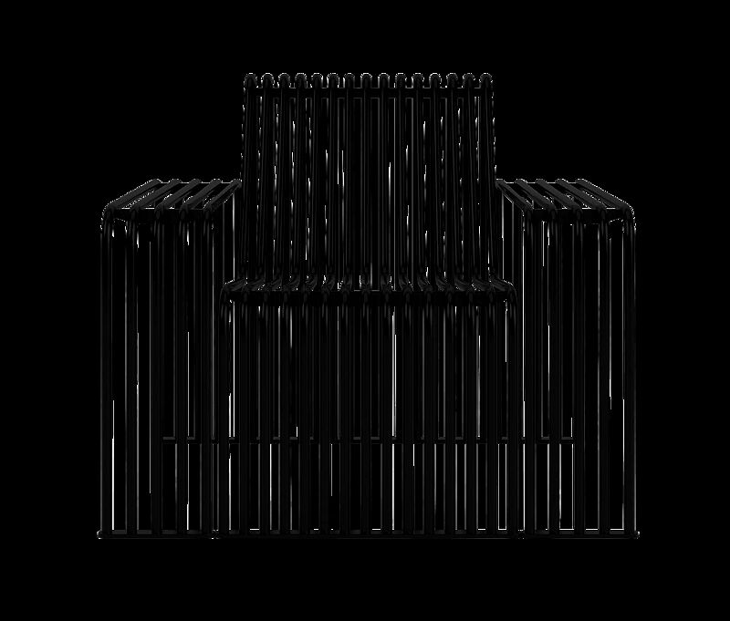 Lounge Couch ANZIO, 1-Sitzer, Breite 900 mm, in RAL 9005 tiefschwarz