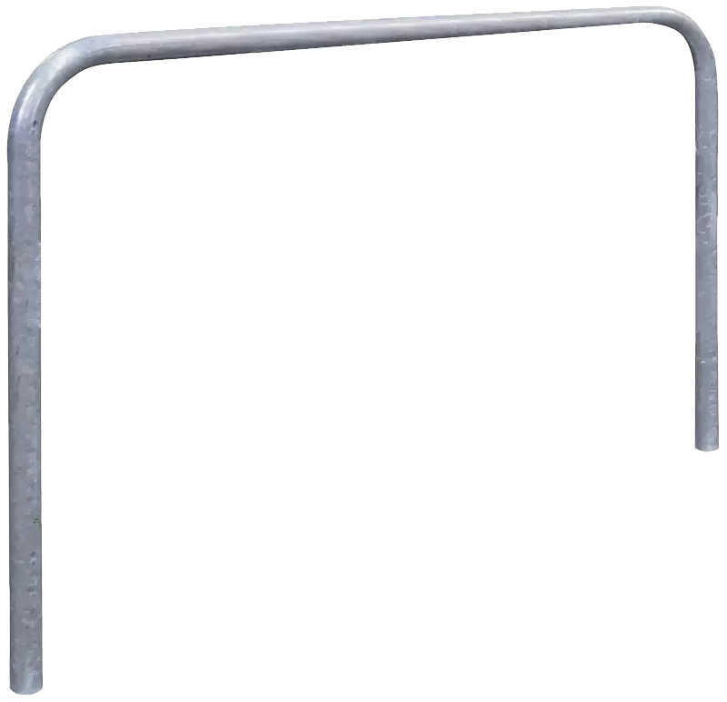 Anlehnbügel FLORIDA ohne Quersteg, Breite 1500 mm, feuerverzinkt