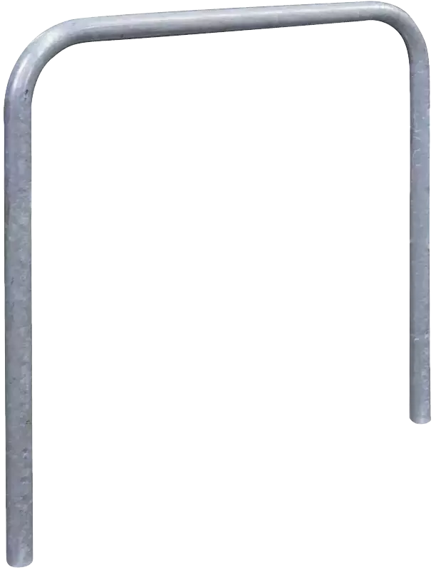 Anlehnbügel FLORIDA ohne Quersteg, Breite 1000 mm, feuerverzinkt