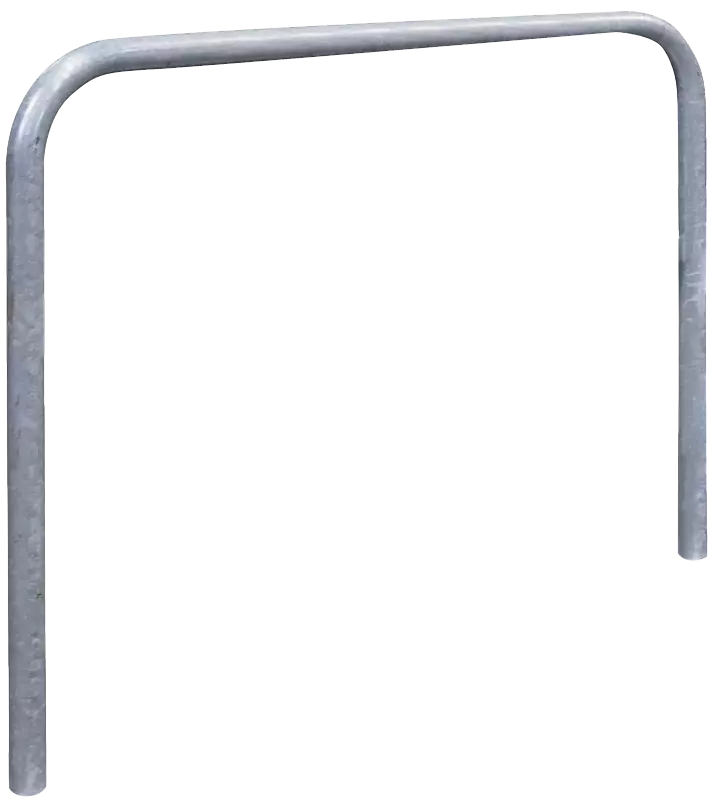 Anlehnbügel FLORIDA ohne Quersteg, Breite 1200 mm, feuerverzinkt