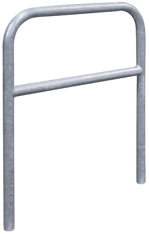 Anlehnbügel FLORIDA mit Quersteg, Breite 800 mm, feuerverzinkt