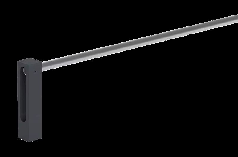 Rabattengeländer BARR mit Flachkopf, Anbaueinheit