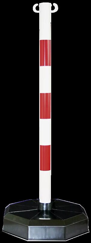 Sperrpfosten MOTRIL rot-weiß