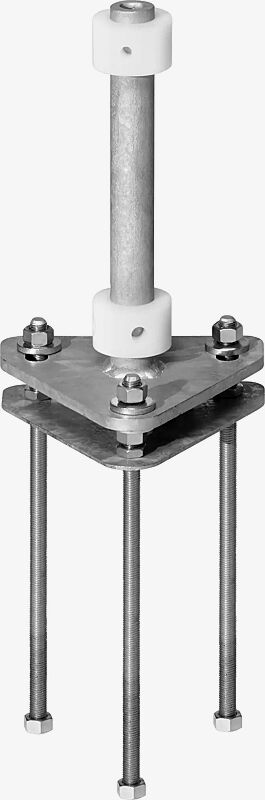 Kipphalterung innenliegend light für Mast-Ø 75 mm