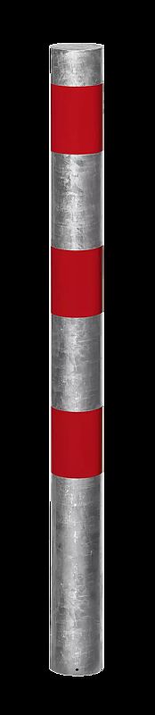 Sperrpfosten GERODA zum Einbetonieren, herausnehmbar aus Bodenhülse, Ø 76 mm, feuerverzinkt