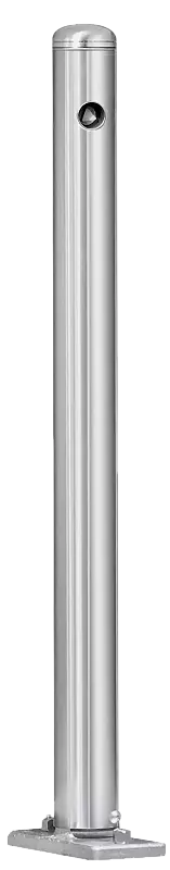 Poller ALAVA mit Rundkopf, kippbar, mit Dreikantschloss