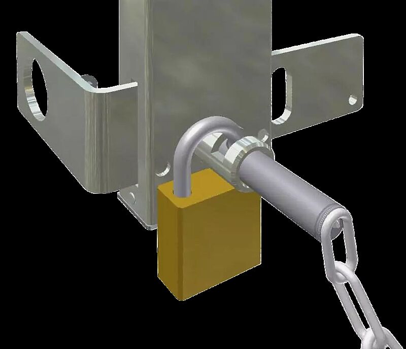 Schlosskasten mit Vorhängeschloss