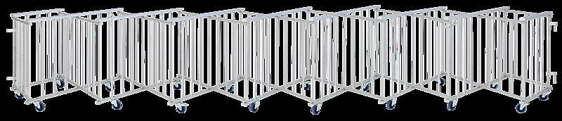 Sicherheitsabsperrung SIERRO, 8 Felder