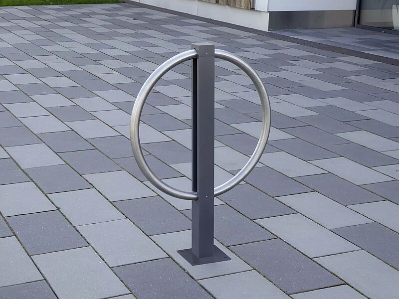 Anlehnbügel BARR zum Aufdübeln, mit Flachkopf