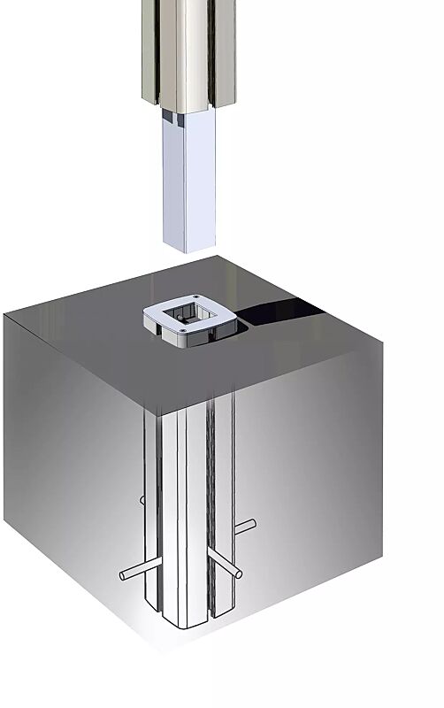 Bodenhülse 15° verstellbar