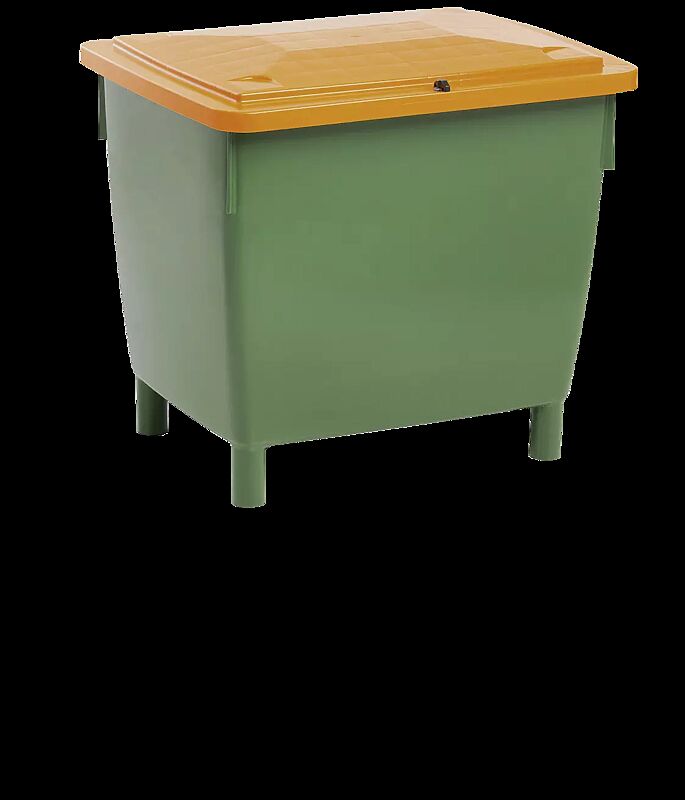 Streugutbehälter BACKUP, 400 Liter, in grün