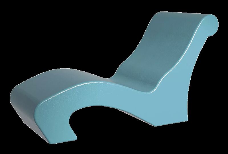 Liegebank LOUNGER GRACE in RAL 5021 wasserblau