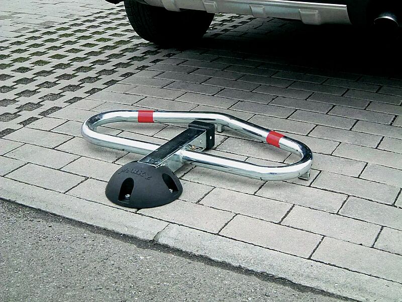 Parkbügel SECURITA aus Stahl, galvanisch verzinkt