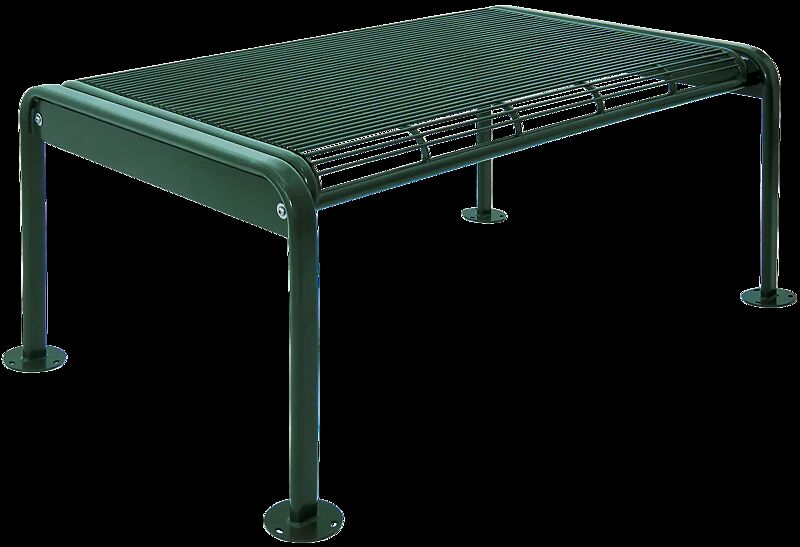 Tisch ETHOS in RAL 6005 moosgrün