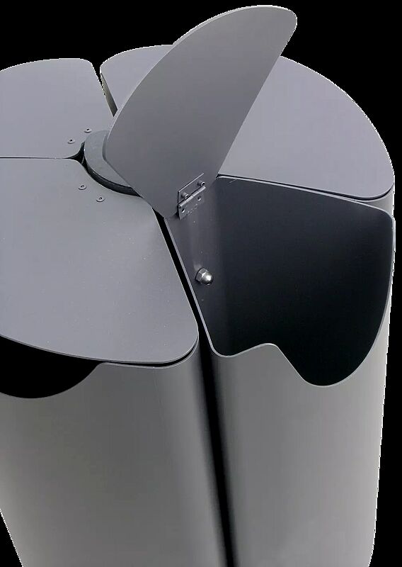 zur Entleerung geöffnet