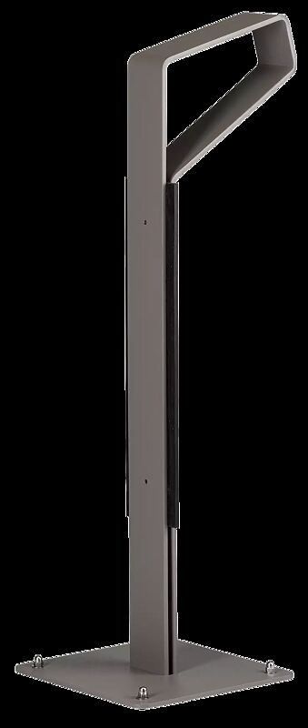 Anlehnbügel GREYHOUND in eisenglimmergrau