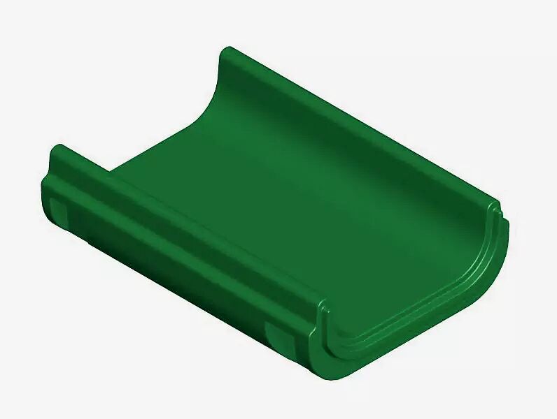 Modul Mittelteil für Modulrutsche ANDRES, Länge 1060 mm, in grün