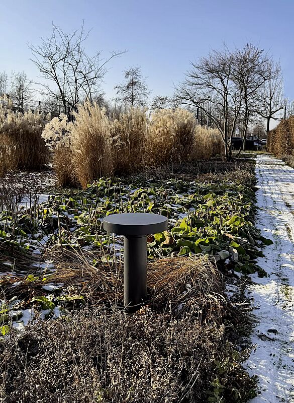 Pollerleuchte YERRES, Höhe 350 mm, pulverbeschichtet in RAL 7016 anthrazitgrau