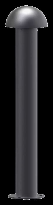 Pollerleuchte TIGERY, Höhe 800 mm, in RAL 7016 anthrazitgrau