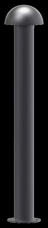 Pollerleuchte TIGERY, Höhe 1000 mm, in RAL 7016 anthrazitgrau