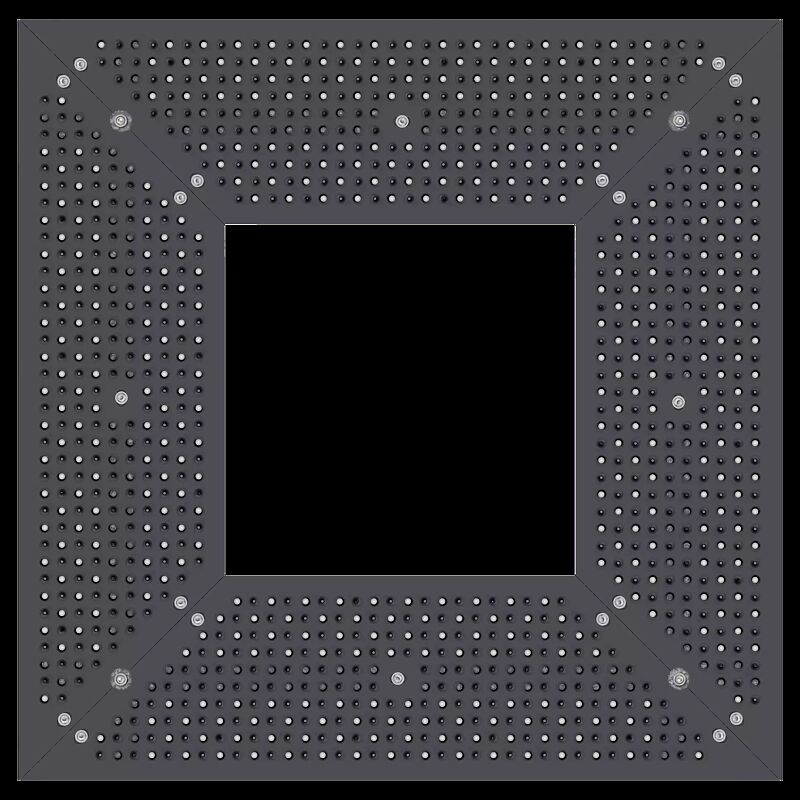 Baumschutzrost TABER, Breite x Tiefe 1000 x 1000 mm, Unterkonstrukion verzinkt, Blechprofil-Segmente mit Prägung City in RAL 7016 anthrazitgrau