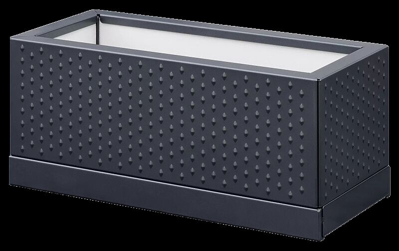 Pflanzbehälter TILLEY, rechteckig, in RAL 7016 anthrazitgrau