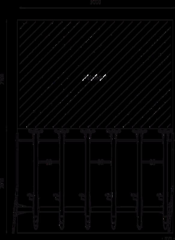 Doppelstock-Fahrradparksystem EASYLIFT CAPACITY 12 Stellplätze