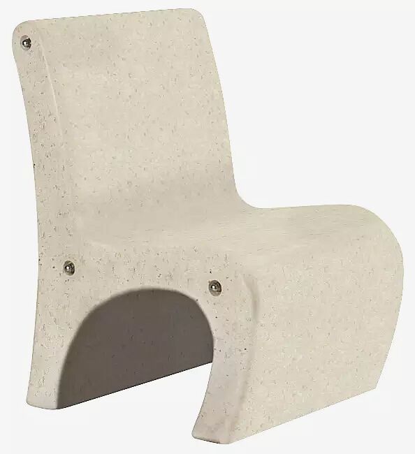 Sitz GEA aus rekonstituiertem Marmor, in botticino