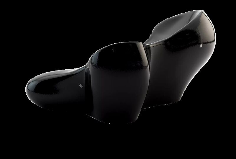 Liegebank HARMONY aus Beton, polyurethanbeschichtet