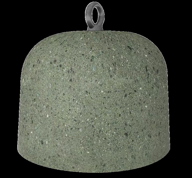 Poller KID aus rekonstruierten Marmor, in grün alpi