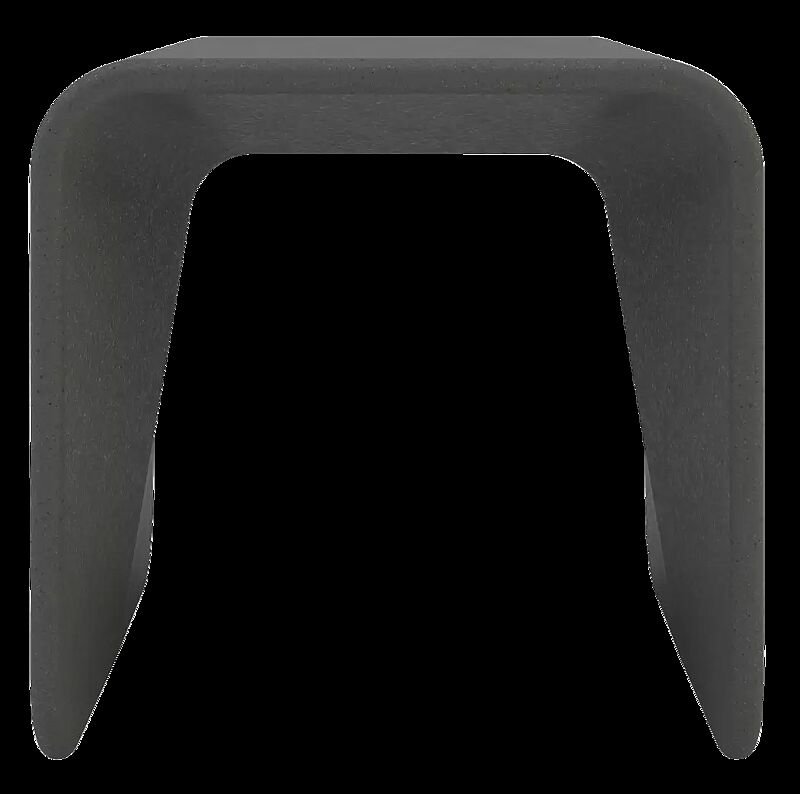 Sitzbank SPRING aus UTC®-Beton, in dunkelgrau