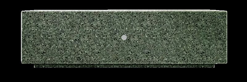 Sitzbank MID KUBB aus rekonstituiertem Marmor, Sitzfläche geschliffen, in grün alpi