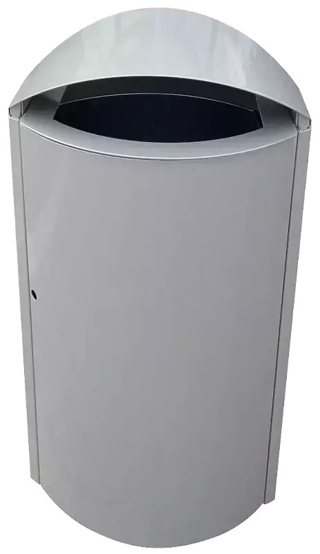 Abfallbehälter CAPITAL aus Stahl, zum freien Aufstellen