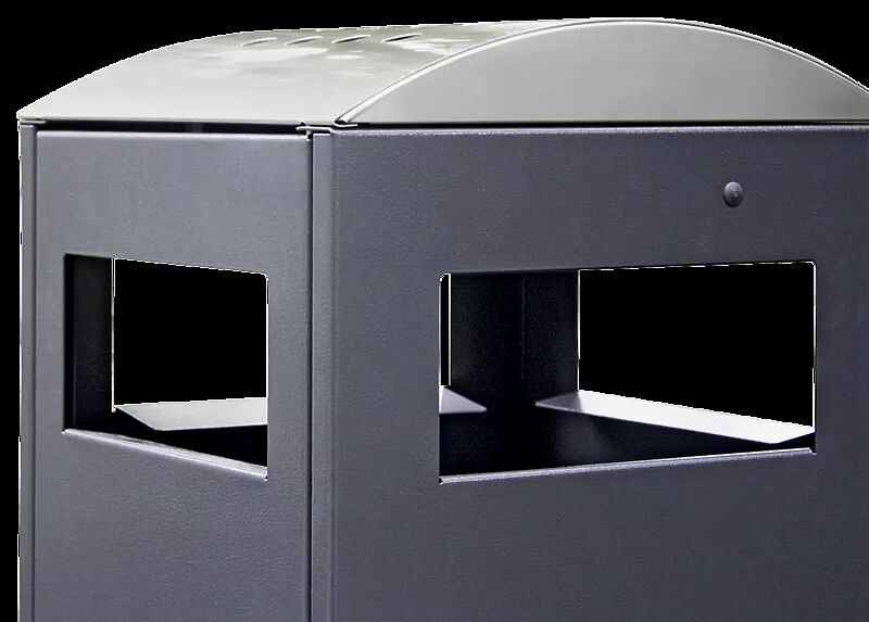 Detail: Kopfelement aus Edelstahl